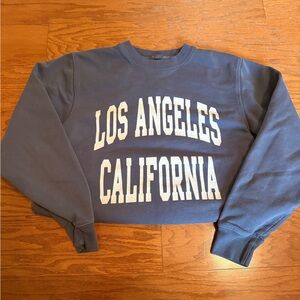 Brandy Melville Blue Los Angeles California Sweatshirt